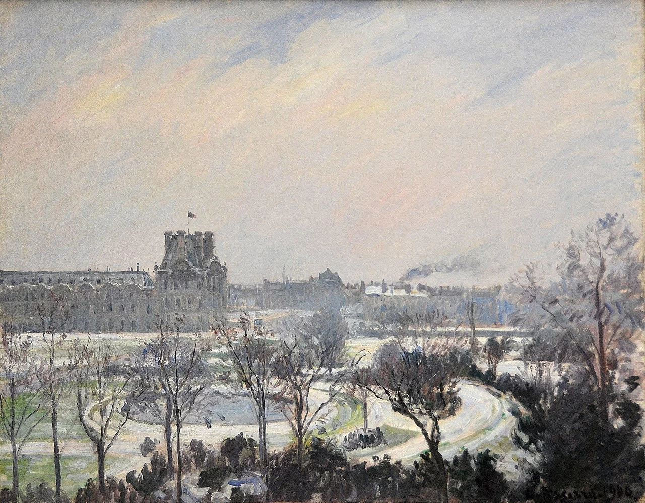 Giardino delle Tuileries, effetto neve - Museo delle Belle Arti di Rouen